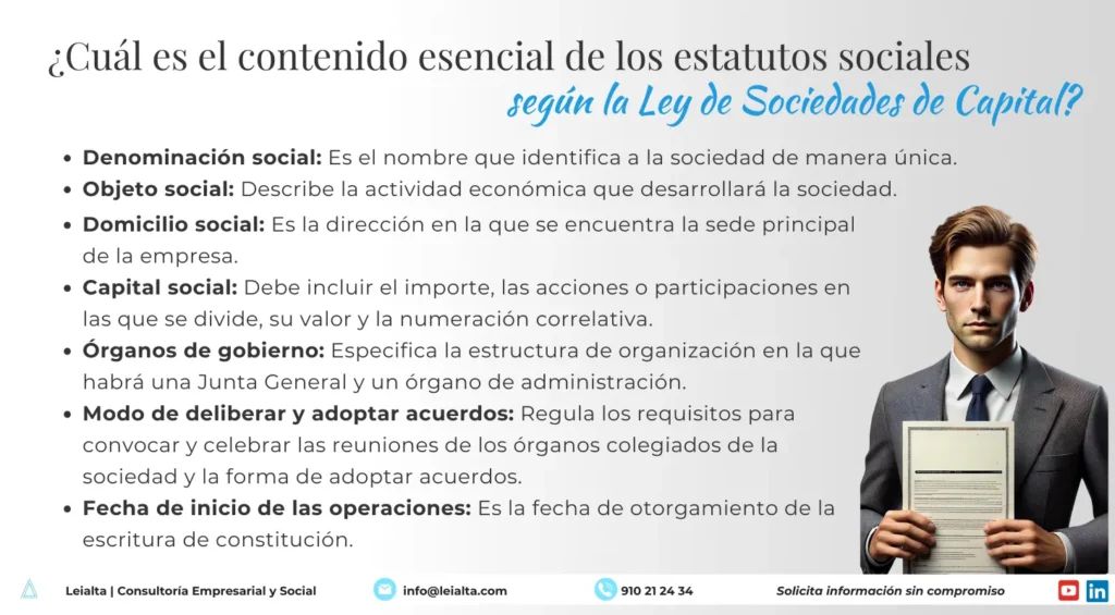 Cómo crear estatutos para sociedades mercantiles 1 Estatutos sociales de una empresa: Contenido clave y registro