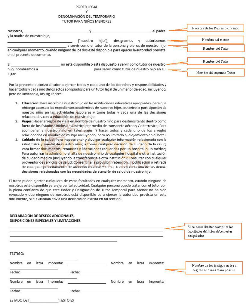 Cómo solicitar custodia de hijos 1 Poder de Custodia Temporal – Quiroga Law Office, PLLC